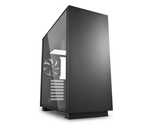 Корпус Sharkoon PURE STEEL black E-ATX, ATX, mATX, Mini-ITX, SSI CEB, SSI EEB, Midi-Tower, 2x120mm fan, 2x USB 3.0, Audio, без БП, сталь, черный