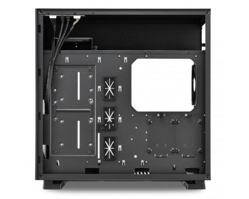 Корпус Sharkoon PURE STEEL black E-ATX, ATX, mATX, Mini-ITX, SSI CEB, SSI EEB, Midi-Tower, 2x120mm fan, 2x USB 3.0, Audio, без БП, сталь, черный