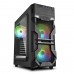 Корпус Sharkoon VG7-W RGB ATX, mATX, Mini-ITX, Midi-Tower, 3x 120mm fan, led RGB, 2x USB 3.0, Audio, без БП, сталь, черный