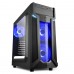 Корпус Sharkoon VG6-W blue ATX, mATX, Mini-ITX, Midi-Tower, 3x 120mm fan, led blue, 2x USB 2.0, 2x USB 3.0, Audio, без БП, сталь, черный