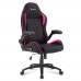 Игровое кресло Sharkoon Elbrus 1 компьютерное, до 120 кг, ткань/сталь/дерево, цвет  черный/розовый