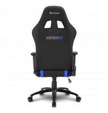 Игровое кресло Sharkoon Skiller SGS2 компьютерное, до 110 кг, ткань, сталь, цвет  черный/синий                                                                                                                                                            