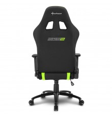 Игровое кресло Sharkoon Skiller SGS2 компьютерное, до 110 кг, ткань, сталь, цвет  черный/зеленый                                                                                                                                                          