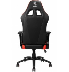 Игровое кресло MSI MAG CH120 black/red MSICH120-BR, до 150 кг, экокожа, металл, пластик, 4D, до 180°, цвет  черный/красный                                                                                                                                