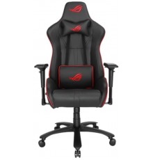 Игровое кресло ASUS ROG SL200 black 90GC00I0-MSG010 компьютерное, до 120 кг, кожа PU, металл, цвет  черный с красной отделкой                                                                                                                             