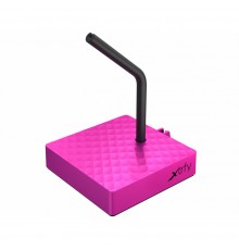 Держатель провода мыши Xtrfy B4 Pink силиконовая ножка, резиновая подложка, 8х8х1.9см, розовый                                                                                                                                                            