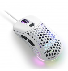 Мышь Sharkoon Light2 200 white оптическая, 16000 dpi, Pixart PMW-3389, USB, подсветка RGB, белая                                                                                                                                                          