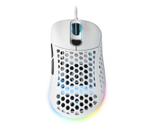 Мышь Sharkoon Light2 200 white оптическая, 16000 dpi, Pixart PMW-3389, USB, подсветка RGB, белая