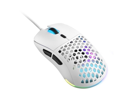 Мышь Sharkoon Light2 180 white оптическая, 12000 dpi, PixArt 3325, USB, PixArt PMW3360, RGB, белая