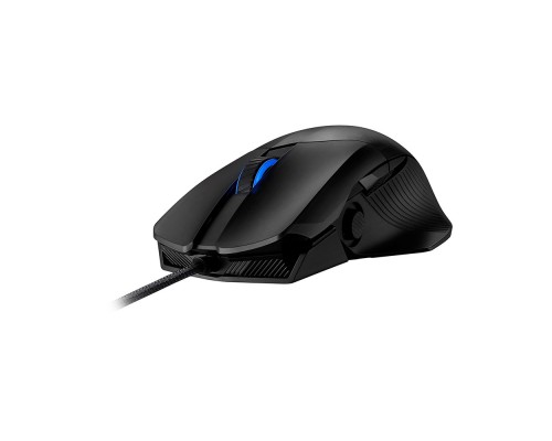 Мышь ASUS ROG Chakram Core 90MP01T0-BMUA00 оптическая, проводная, 16000 dpi, USB, RGB подсветка, 6 кнопок, доп.джойстик, цвет  черная