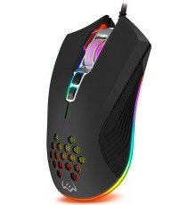 Мышь Sven RX-G850 SV-019297 оптическая, проводная, 6400 dpi, USB, 8 кн., RGB подсветка, SoftTouch, цвет  черный                                                                                                                                           