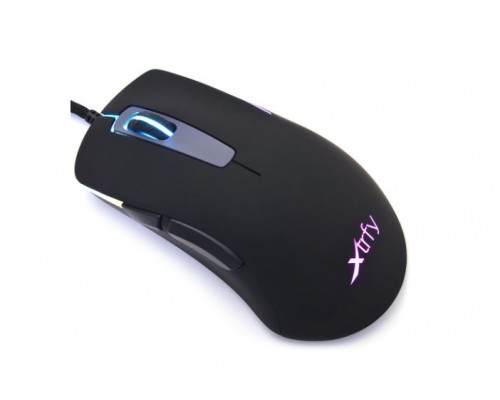 Мышь Xtrfy M1 XG-M1-RGB black оптическая, проводная, 7200 dpi, USB, Pixart 3330, RGB подсветка, цвет  черный