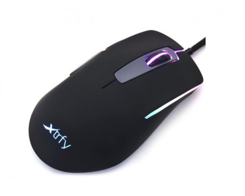 Мышь Xtrfy M1 XG-M1-RGB black оптическая, проводная, 7200 dpi, USB, Pixart 3330, RGB подсветка, цвет  черный