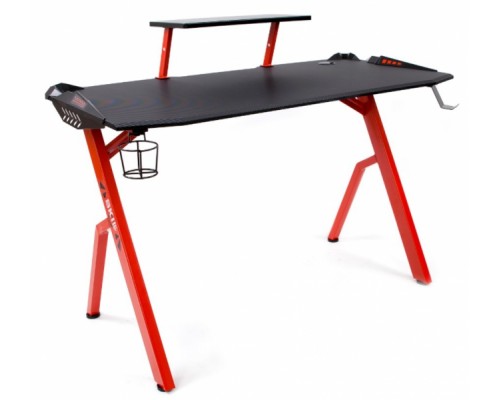 Компьютерный стол Skyland SKILL CTG-001 (120 х 60 х 75h см) карбон/МДФ/металл, цвет  черный/красный