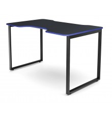 Компьютерный стол WARP St Smarty One ST1-BL black/blue (120 х 75 х 73h см) ЛДСП/сталь                                                                                                                                                                     
