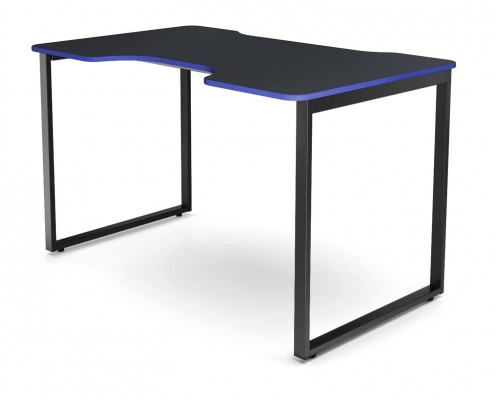 Компьютерный стол WARP St Smarty One ST1-BL black/blue (120 х 75 х 73h см) ЛДСП/сталь