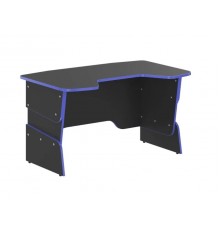 Компьютерный стол Skyland SKILL STG 1385 (136 х 85 х 75h см) ЛДСП/металл, антрацит/синий металлик                                                                                                                                                         