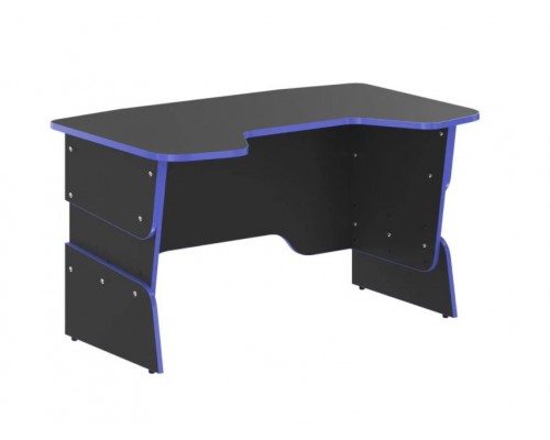 Компьютерный стол Skyland SKILL STG 1385 (136 х 85 х 75h см) ЛДСП/металл, антрацит/синий металлик