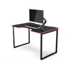 Компьютерный стол WARP St Smarty One ST1-RD black/red (120 х 75 х 73h см) ЛДСП/сталь                                                                                                                                                                      
