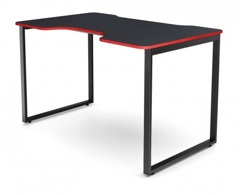 Компьютерный стол WARP St Smarty One ST1-RD black/red (120 х 75 х 73h см) ЛДСП/сталь