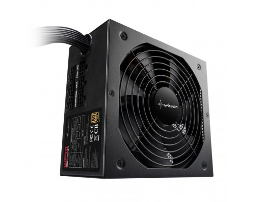 Блок питания Sharkoon WPM Gold ZERO 650W, 650 Вт, ATX 2.3, 140х140 mm Fan, 9x SATA, 4x PCI-E, 2x CPU, 100-240 В, 20+4 pin, Gold 80 PLUS