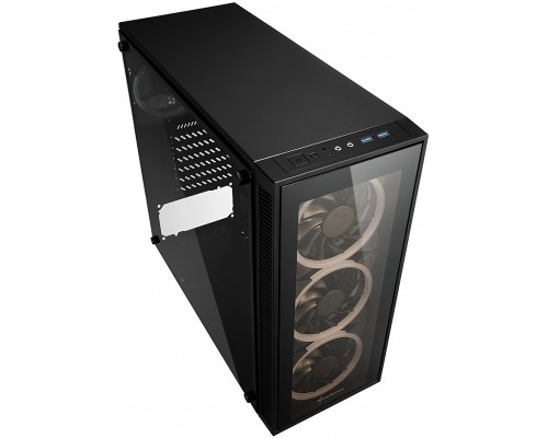 Корпус Sharkoon TG4 RGB ATX, mATX, Mini-ITX, Midi-Tower, 4x 120mm fan, led RGB, 2x USB 3.0, Audio, без БП, сталь, черный