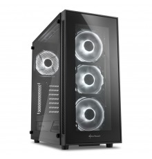 Корпус Sharkoon TG5 white ATX, mATX, Mini-ITX, Midi-Tower, 4x 120mm fan, led white, 2x USB 2.0, 2x USB 3.0, Audio, без БП, сталь, черный                                                                                                                  