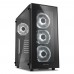 Корпус Sharkoon TG5 white ATX, mATX, Mini-ITX, Midi-Tower, 4x 120mm fan, led white, 2x USB 2.0, 2x USB 3.0, Audio, без БП, сталь, черный