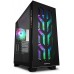 Корпус Sharkoon Elite Shark CA300T Black E-ATX, ATX, mATX, Mini-ITX, Midi-Tower, 2 x USB 3.0, USB Type-C, Audio, 4x120mm fan, без БП, led RGB, сталь, черный