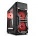 Корпус Sharkoon VG7-W red ATX, mATX, Mini-ITX, Midi-Tower, 3x 120mm fan, led red, 2x USB 3.0, Audio, без БП, сталь, черный