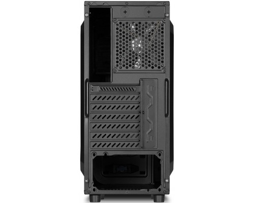 Корпус Sharkoon VG4-V ATX, mATX, Mini-ITX, Midi-Tower, 2 x 120 mm fan, 2 x USB 2.0, 2 x USB 3.0, Audio, без БП, без окна, сталь, черный