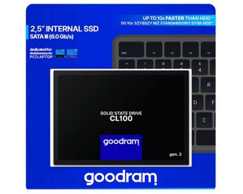 Накопитель Goodram CL100 gen.3 SSDPR-CL100-120-G3 SSD, 2.5