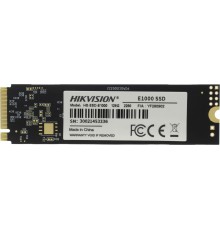 Твердотельный накопитель HikVision E1000 HS-SSD-E1000/128G SSD, M.2, 128Gb, PCI-E x4, чтение  990 Мб/сек, запись  650 Мб/сек, 3D NAND, SM2263XT                                                                                                           