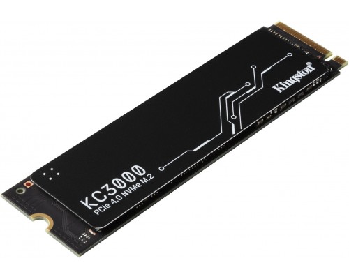 Твердотельный накопитель Kingston KC3000 SKC3000D/4096G SSD, M.2, 4.0Tb, PCI-Ex4, чтение  7000 Мб/сек, запись  7000 Мб/сек, 3D NAND, 3200TBW, NVMe, PS5018-E18