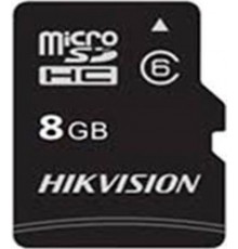 Карта памяти Hikvision HS-TF-C1(STD)/8G/ADAPTER microSD, 8Gb, Class10, UHS-I (U1), V10, чтение  до 92 Мб/сек, с SD адаптером                                                                                                                              