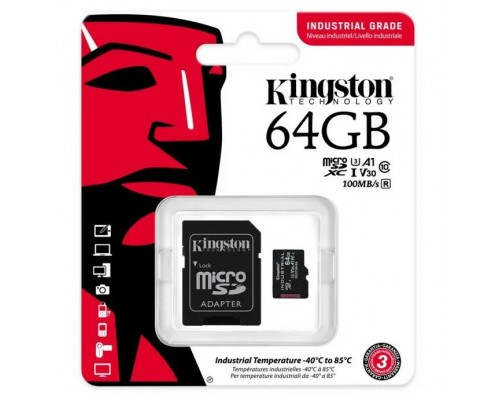 Промышленная карта памяти microSDXC Kingston SDCIT2/64GB