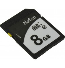 Карта памяти Netac P600 NT02P600STN-008G-R SDHC, 8Gb, Class10, UHS-I Class 1 (U1), чтение  до 80 Мб/сек                                                                                                                                                   