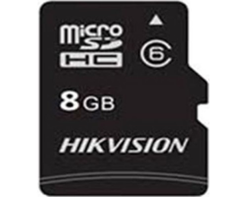 Карта памяти Hikvision HS-TF-C1(STD)/8G/ZAZ01X00/OD microSD, 8Gb, Class10, UHS-I (U1), V10, чтение  до 92 Мб/сек, без SD адаптера