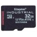 Карта памяти Kingston Industrial SDCIT2/32GBSP microSD, 32Gb, Class10, UHS-I, U3, V30, A1, чтение  100 Мб/с, без адаптера