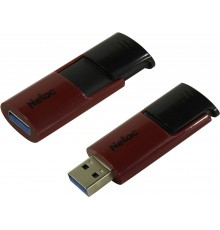 Флеш карта Netac U182 Red NT03U182N-016G-30RE 16Gb, USB 3.0, выдвижной коннектор, пластик, красный/черный                                                                                                                                                 
