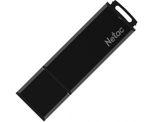 Флеш карта Netac U351 NT03U351N-008G-20BK 8Gb, USB 2.0, с колпачком, пластик, черный