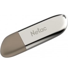 Флеш карта Netac U352 NT03U352N-008G-20PN 8Gb, USB 2.0, с колпачком, пластик/сталь, золотистый                                                                                                                                                            