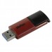 Флеш карта Netac U182 Red NT03U182N-256G-30RE 256Gb, USB 3.0, выдвижной коннектор, пластик, красный/черный