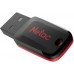 Флеш карта Netac U197 NT03U197N-032G-20BK 32Gb, USB 2.0, 480 Мбит/сек, без колпачка, черный/красный