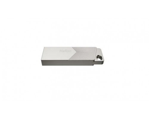 Флеш карта Netac UM1 NT03UM1N-064G-32PN 64Gb, USB 3.2, 5 Гбит/сек, металл, серебристая