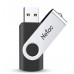 Флеш карта Netac U505 NT03U505N-256G-30BK 256Gb, USB 3.0, поворотная крышка, пластик/металл, черный/серебристый