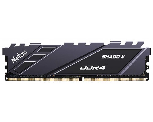 Оперативная память 16GB Netac Shadow NTSDD4P26SP-16E DDR4, 2666 MHz, 21300 Мб/с, CL19, 1.2 В (DIMM)