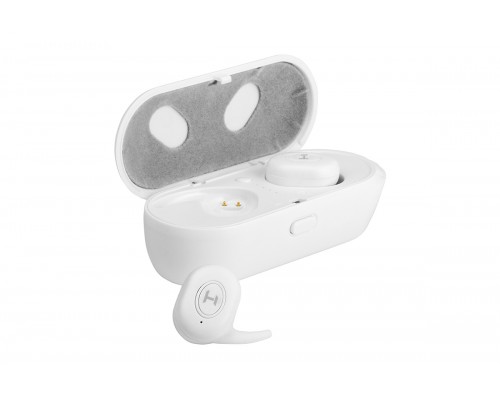 Наушники Harper HB-510 white TWS, беспроводные, вкладыши, 20-20000 Гц, 32 Ом, 99 дБ, Bluetooth/microUSB, 6 мм, 40 мАч, 500 мАч, белые