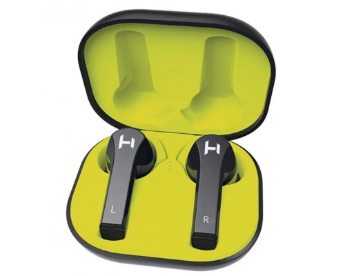 Наушники Harper HB-512 black/green TWS, беспроводные, вкладыши, 20-20000 Гц, 32 Ом, 92 дБ, Bluetooth/USB Type-C, 55 мАч, 400 мАч, черные/зеленые