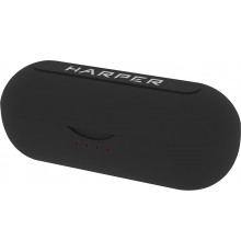 Наушники Harper HB-515 black TWS, беспроводные, вкладыши, 80-20000 Гц, 16 Ом, 96 дБ, Bluetooth/microUSB, 50 мАч, 500 мАч, черные                                                                                                                          